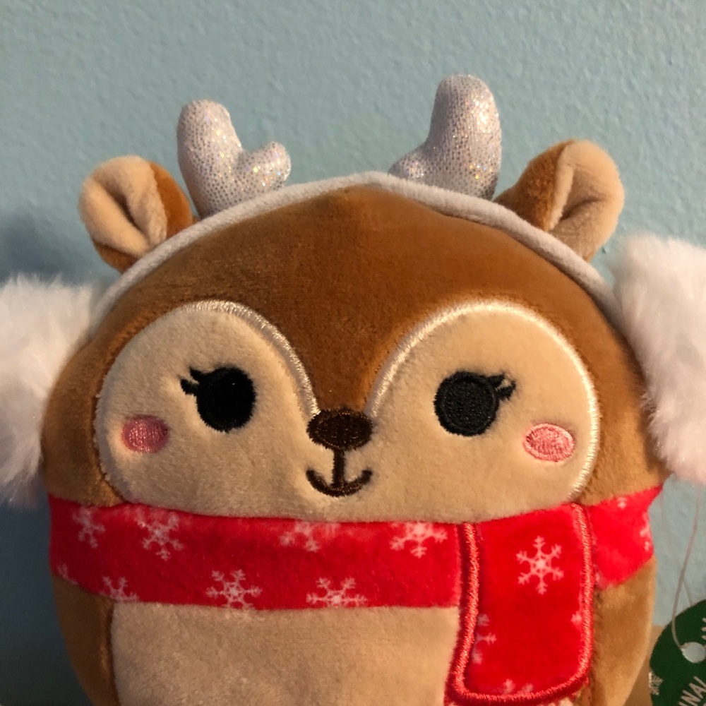 NWT Squishmallows Darla The Reindeer Christmas Holiday 5" Kawaii Plush Toy